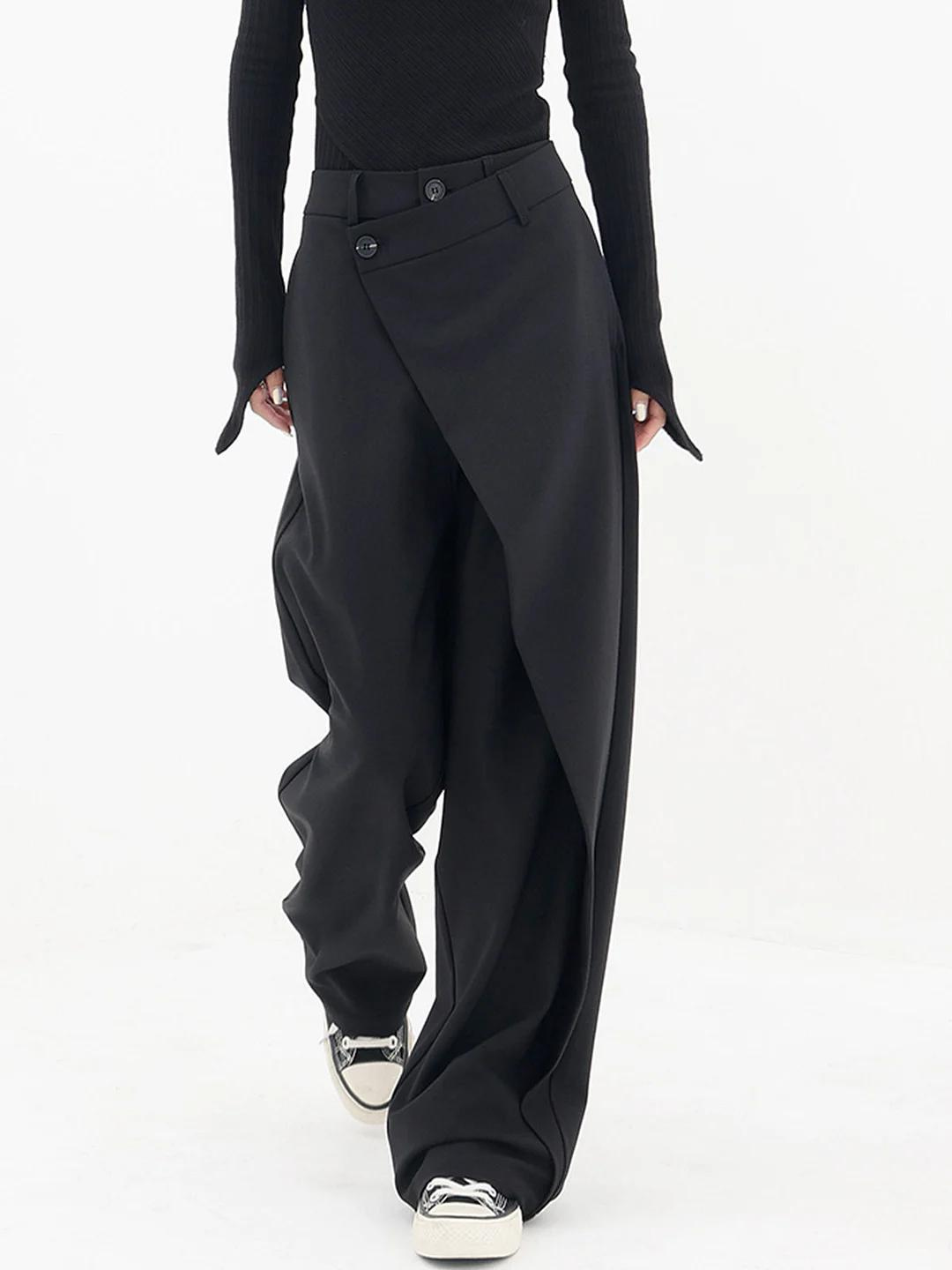 Yuli | Flattering Asymmetrical Waist Women's Pants