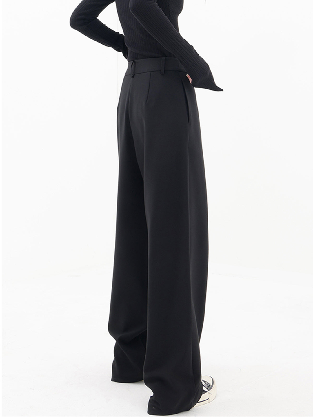 Yuli | Flattering Asymmetrical Waist Women's Pants