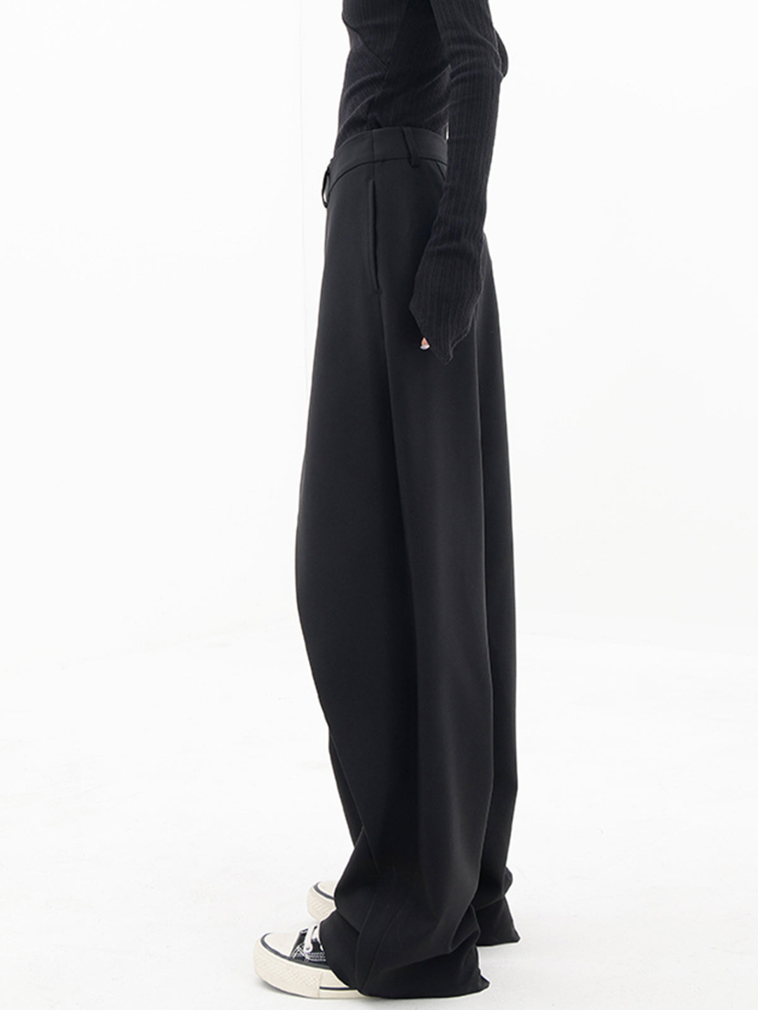 Yuli | Flattering Asymmetrical Waist Women's Pants