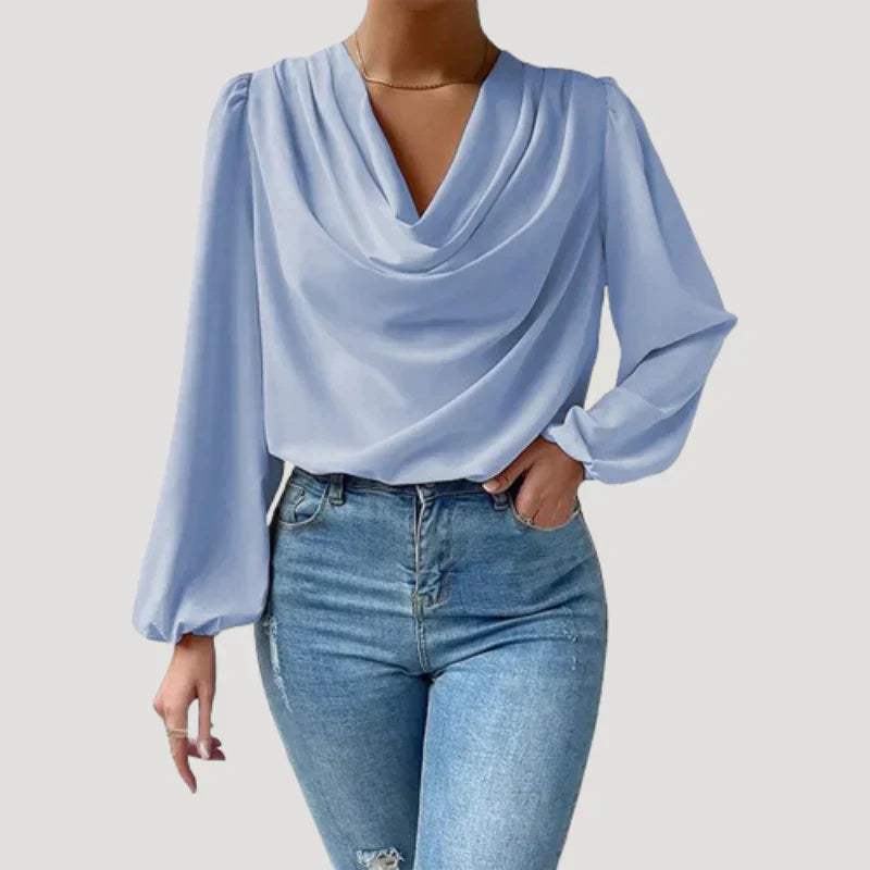 Chiara | V-Neck Blouse