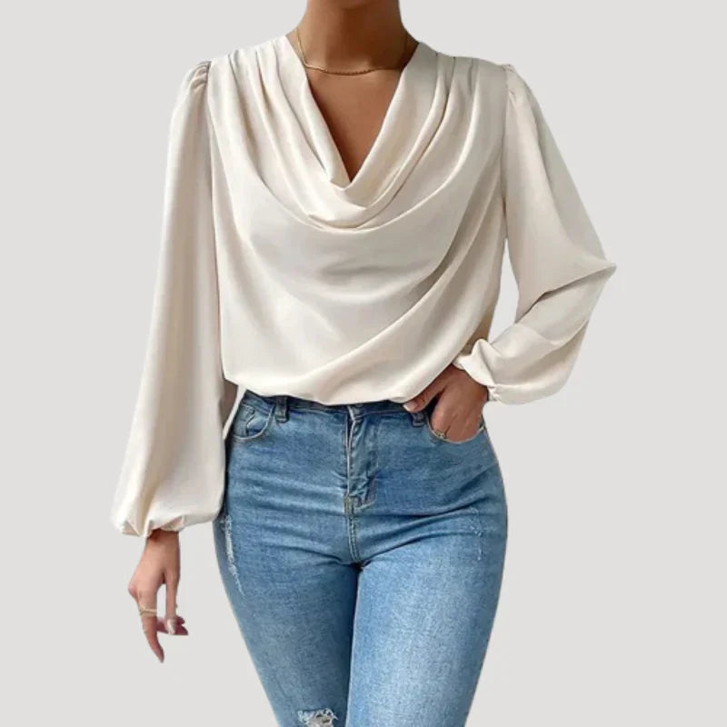 Chiara | V-Neck Blouse