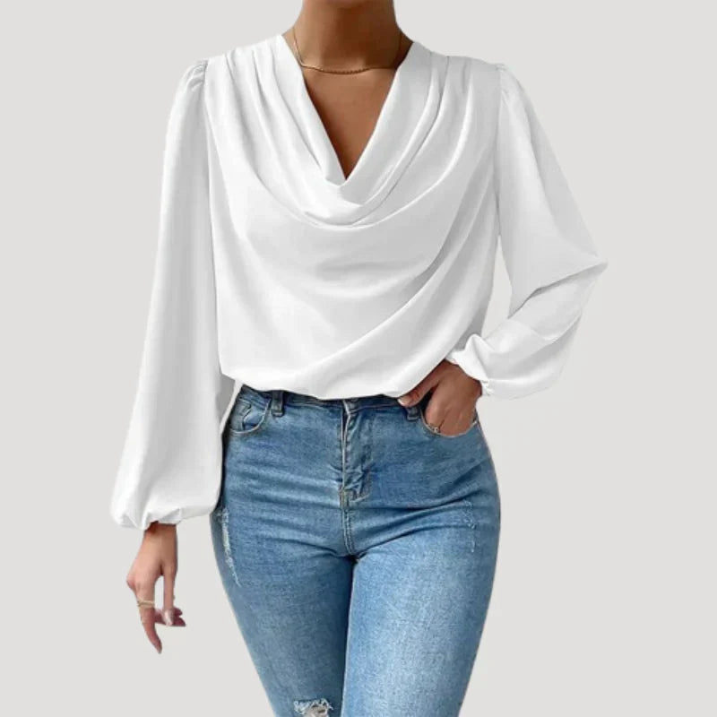 Chiara | V-Neck Blouse